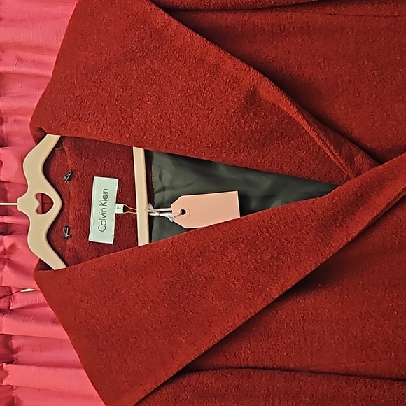 Wool Blend Calvin Klein Pea Coat - Picture 3 of 6